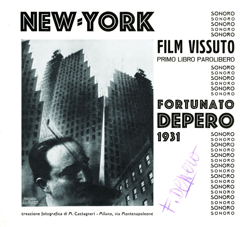 New-York. Film vissuto. Primo libro parolibero sonoro | L&#39;Arengario Studio Bibliografico