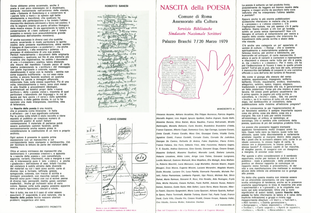 Nascita Della Poesia L Arengario Studio Bibliografico